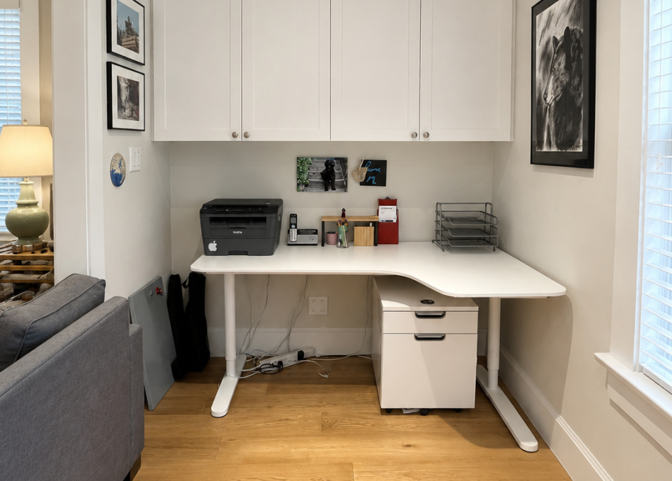 Area after organizing